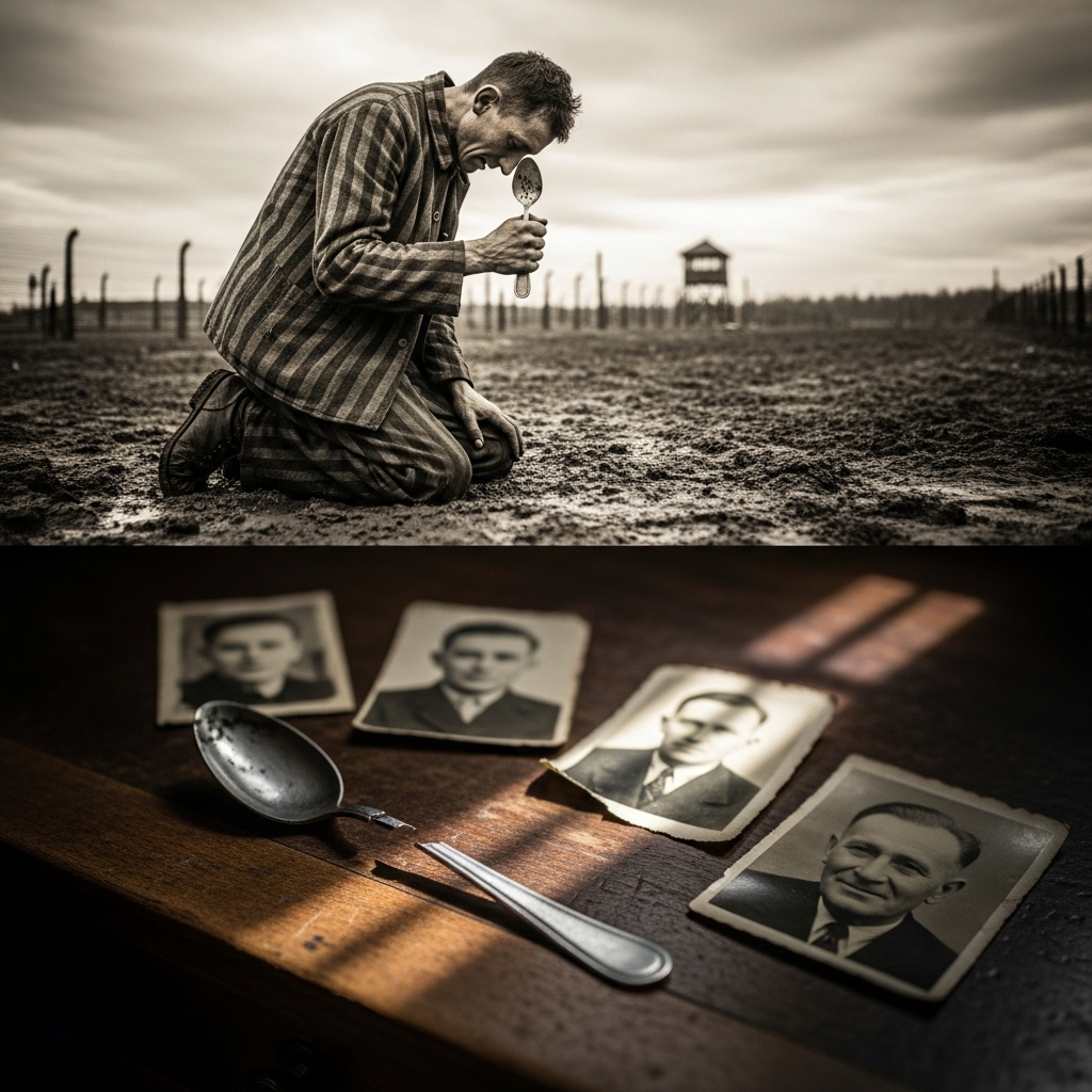 The Broken Spoon – Mauthausen, 1945 .US